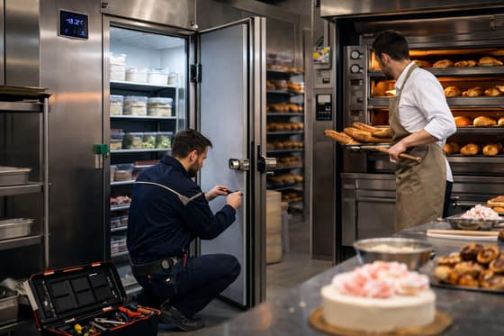 Intérieur de boulangerie artisanale