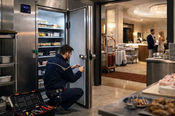 Réception d'hôtel moderne