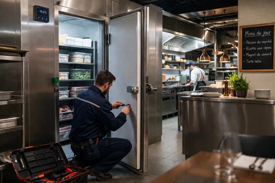 Cuisine de restaurant en service