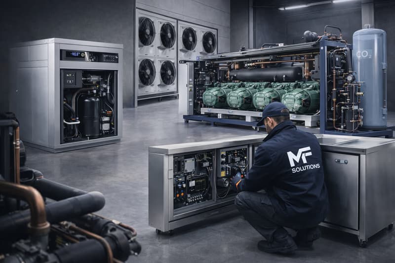 Groupe frigorifique en toiture